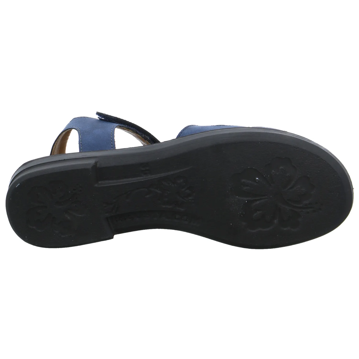 RICOSTA Mädchen-Sandale Jeansblau Leder  Sommerschuh