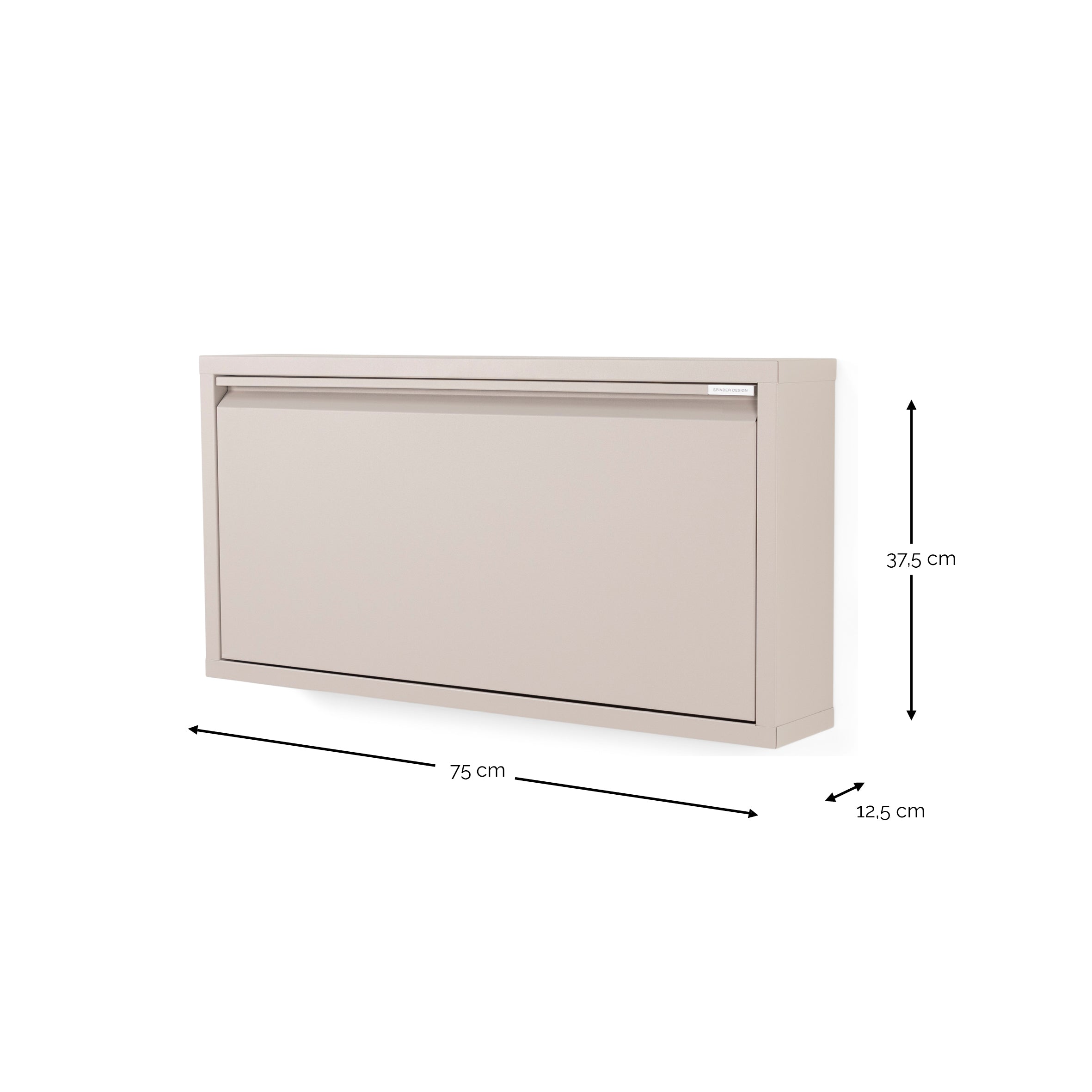 Spinder Design Billy 1 Schoenenkast - Silky Taupe