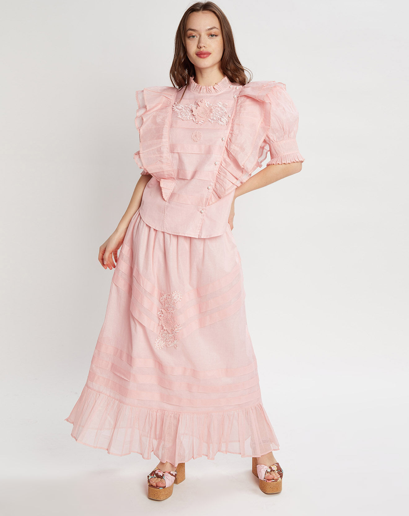Manoush Jupe Religieuse rose