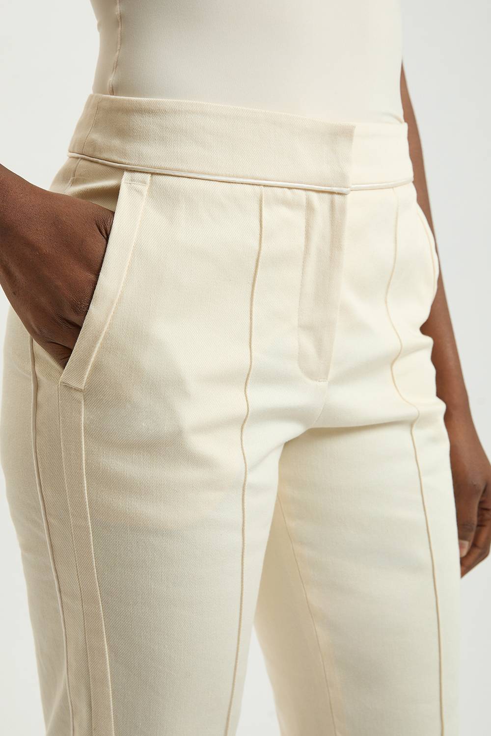 KarenMillen Pantalon Tailleur À Détail De Patte À Pression