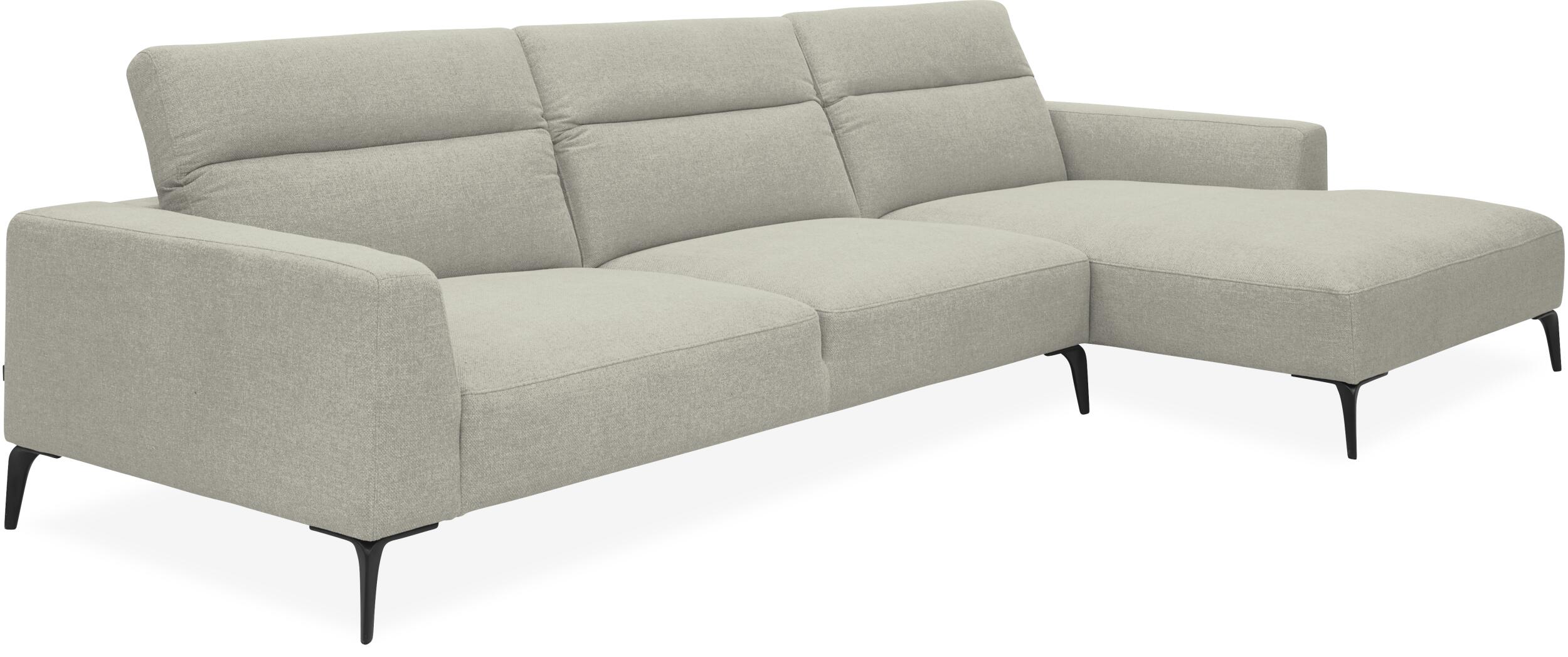 Volanti højrevendt sofa med chaiselong
