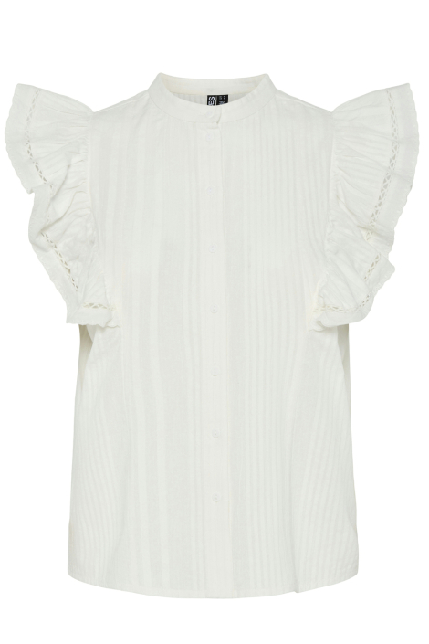 Pieces witte dames blouse