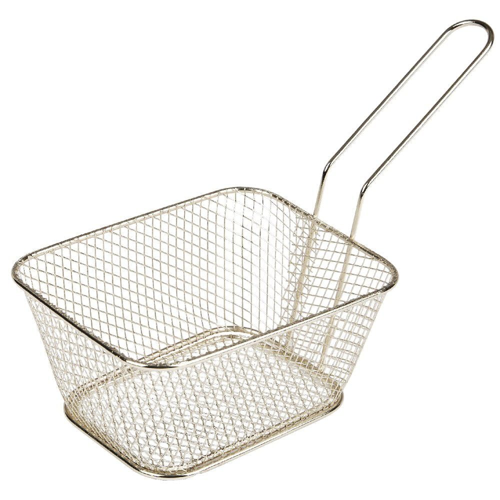 Panier de présentation métal doré ou argenté 24x11xH13,5cm