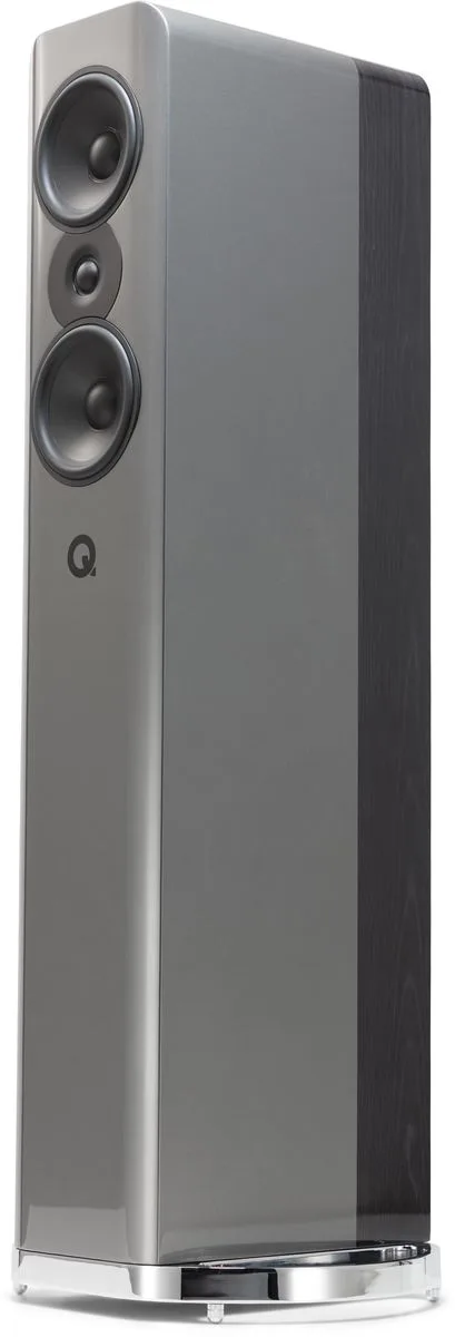 Q Acoustics Concept 500 Silver & Ébène (la paire) Enceintes colonne