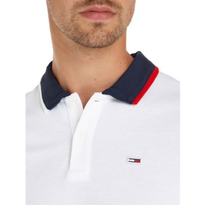 Polo à manches courtes homme Tjm Reg Flag Neck TOMMY HILFIGER