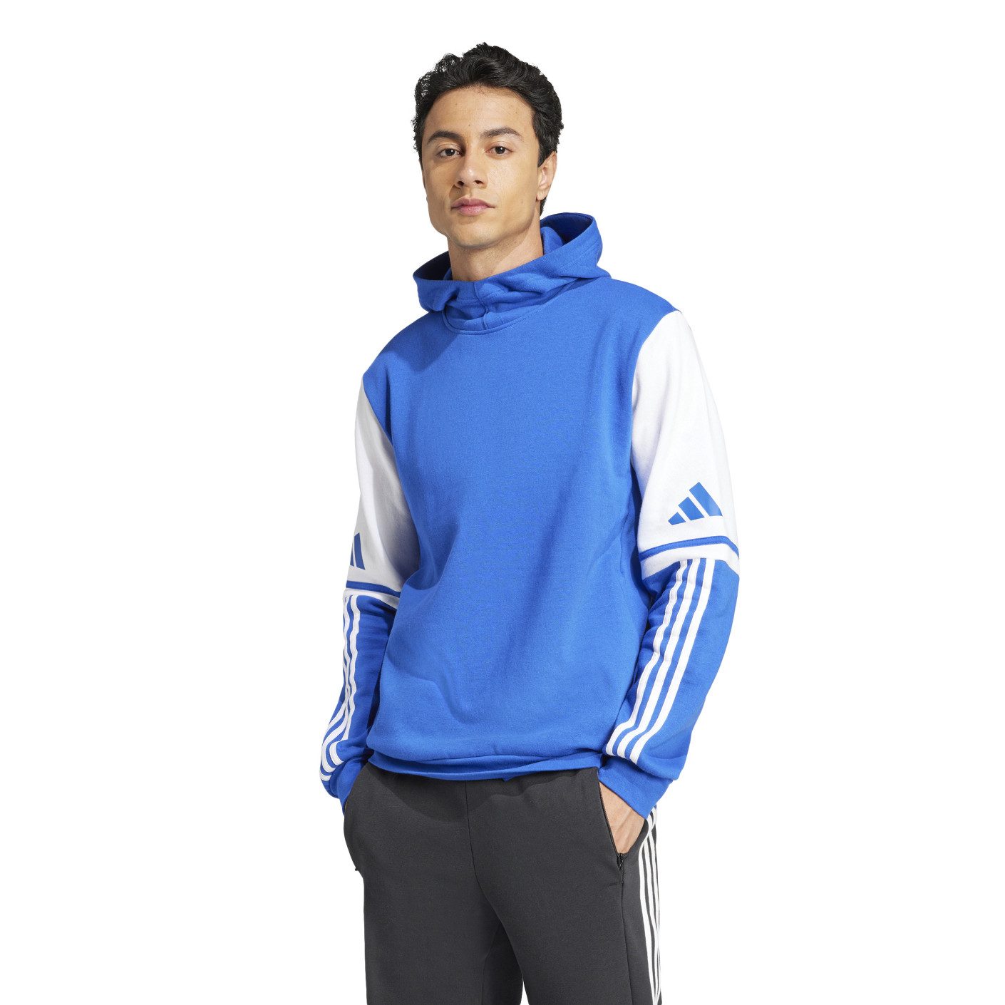 adidas Squadra 25 Sweat Hooded Trainingspak Blauw Donkerblauw Wit