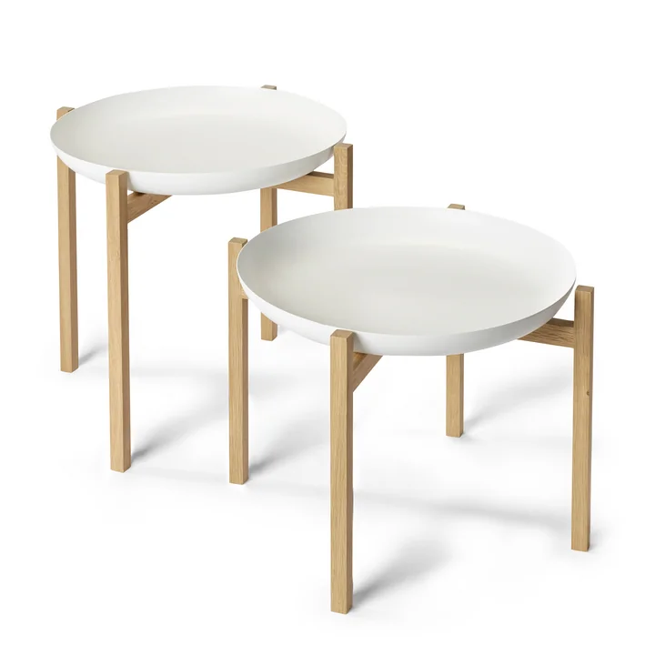 Design House Stockholm - Tablo Beistelltisch H 40 cm, weiss