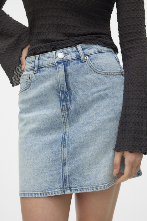 Vero Moda blauwe dames rok