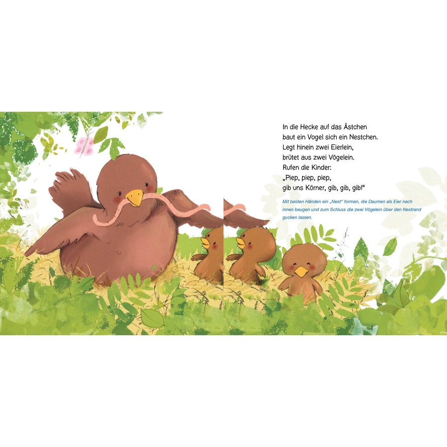 Carlsen Baby Pixi (unkaputtbar) 100 Reime für ganz Kleine: Frühling, Sommer, Herbst und Winter (5 Exemplare)