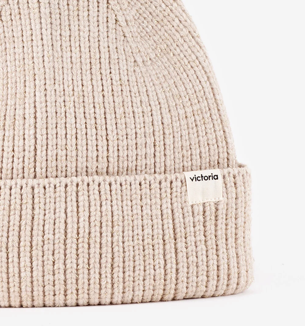 BONNET DÉTAIL LUREXBEIGE