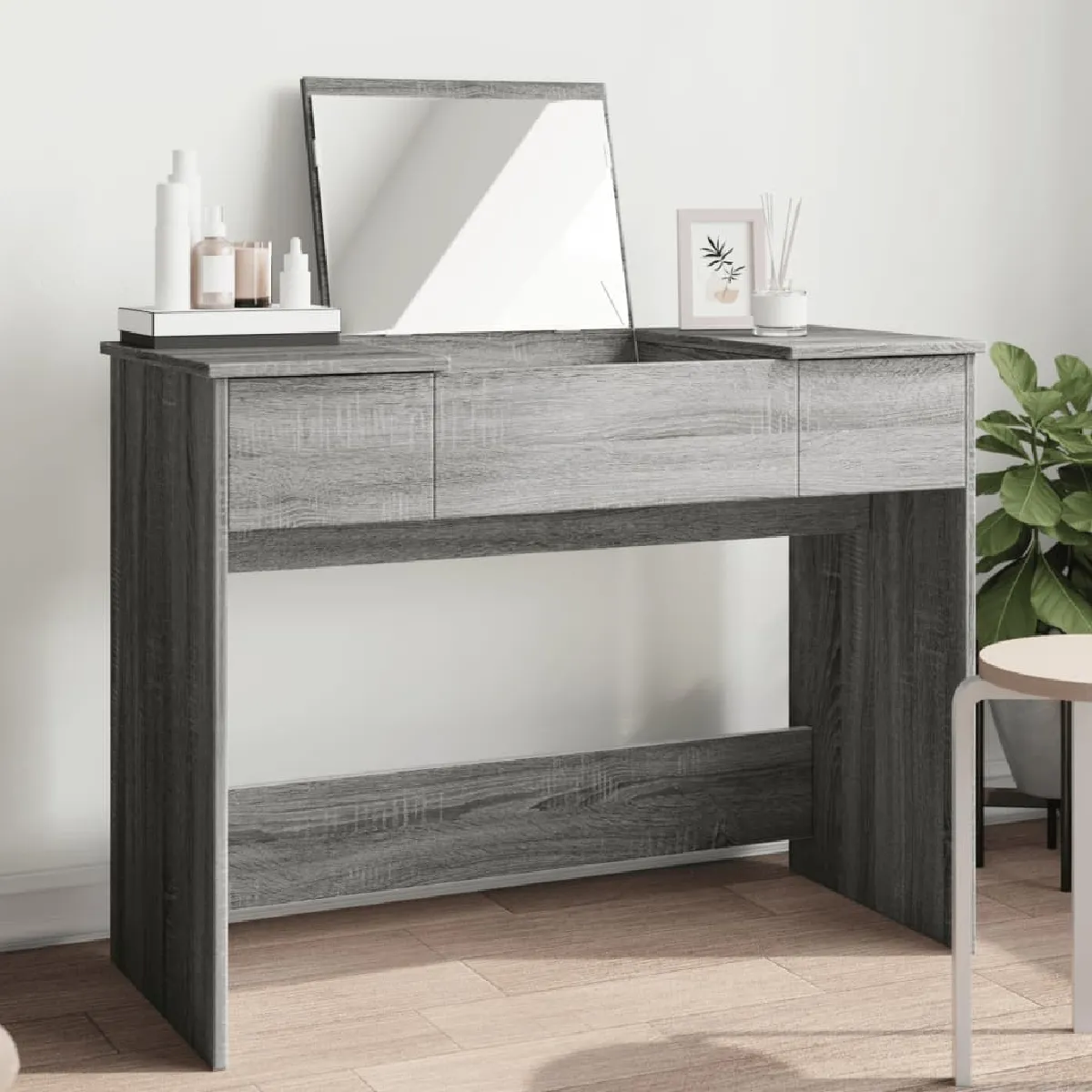 vidaXL Coiffeuse - Sonoma gris