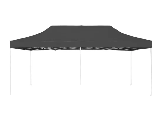 Tente de réception pliable Aluminium 6 x 3 m Anthracite