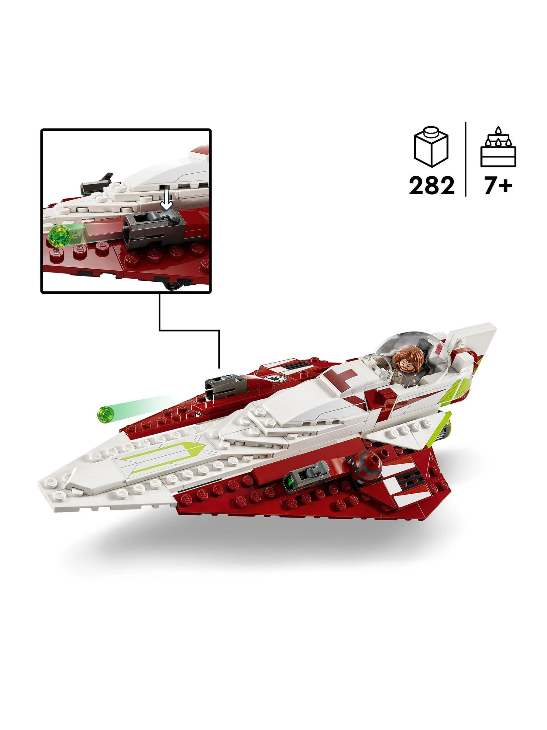 LEGO Star Wars Obi-Wan Kenobi's Jedi Starfighter set 75333