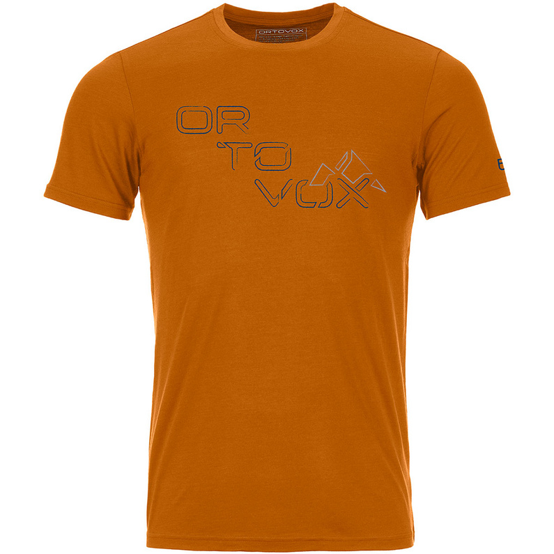 Ortovox Herren 185 Merino Tangram Logo T-Shirt