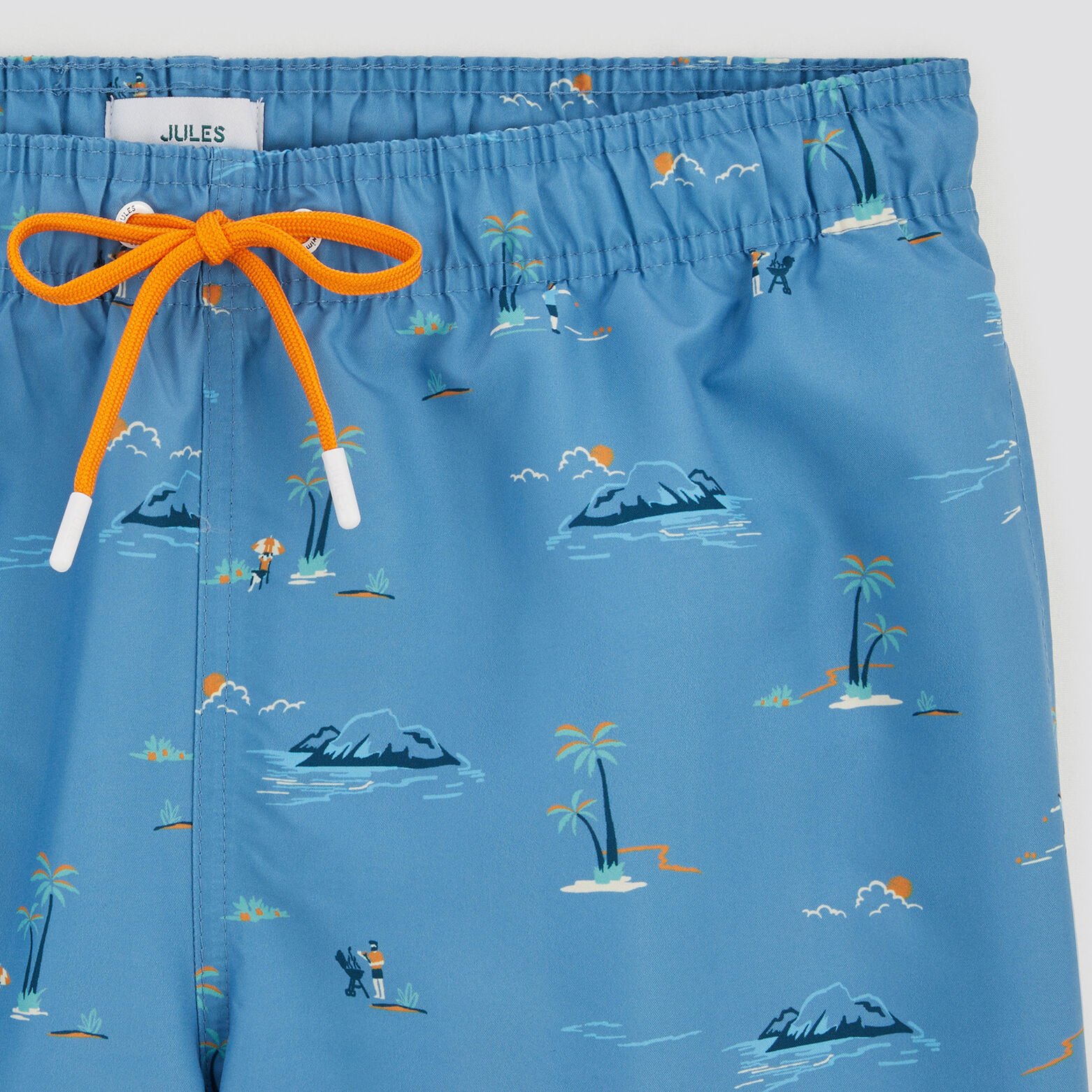Maillot de bain imprimé Bleu