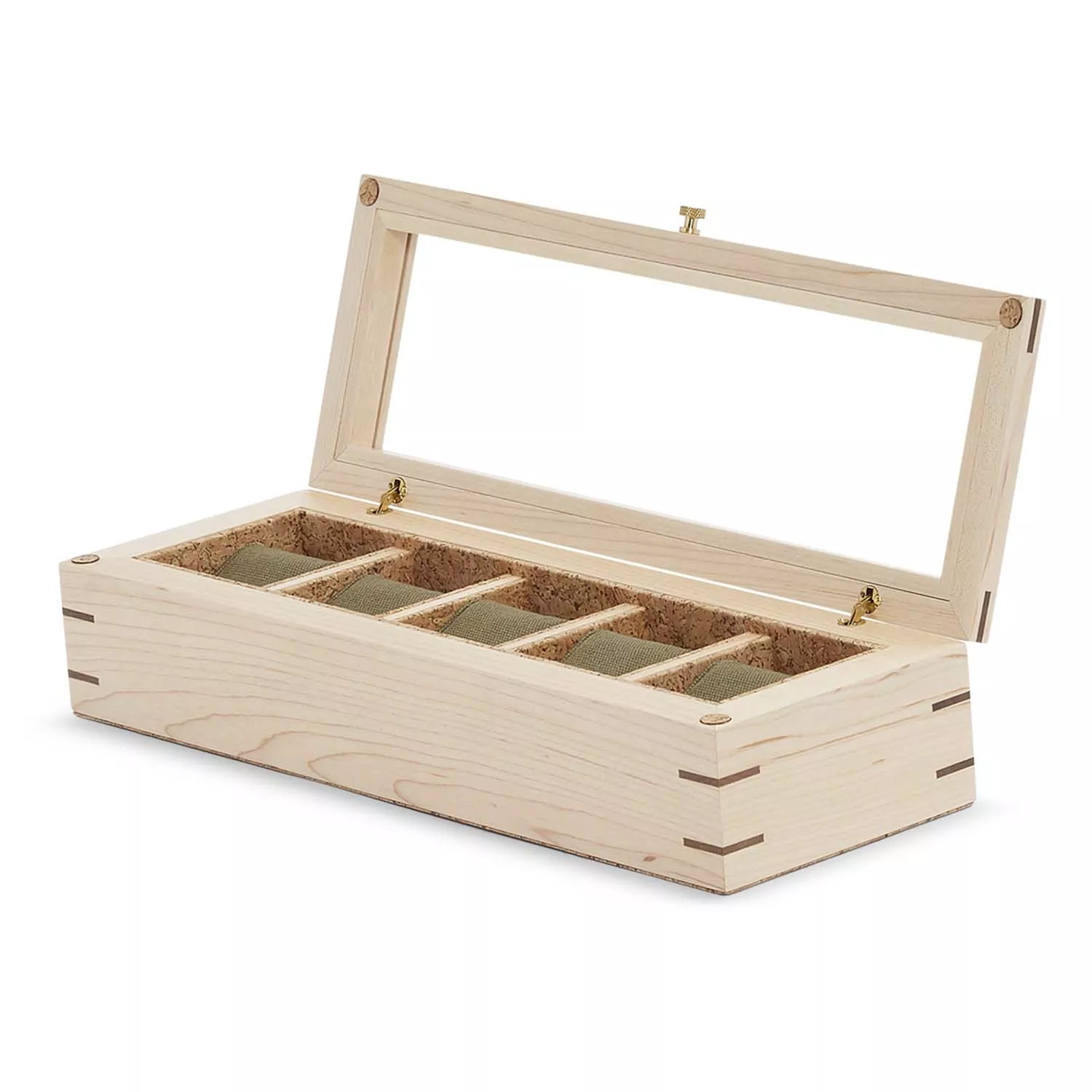 Wolf Flatiron Urboks 5 ure Brun Træ 710211