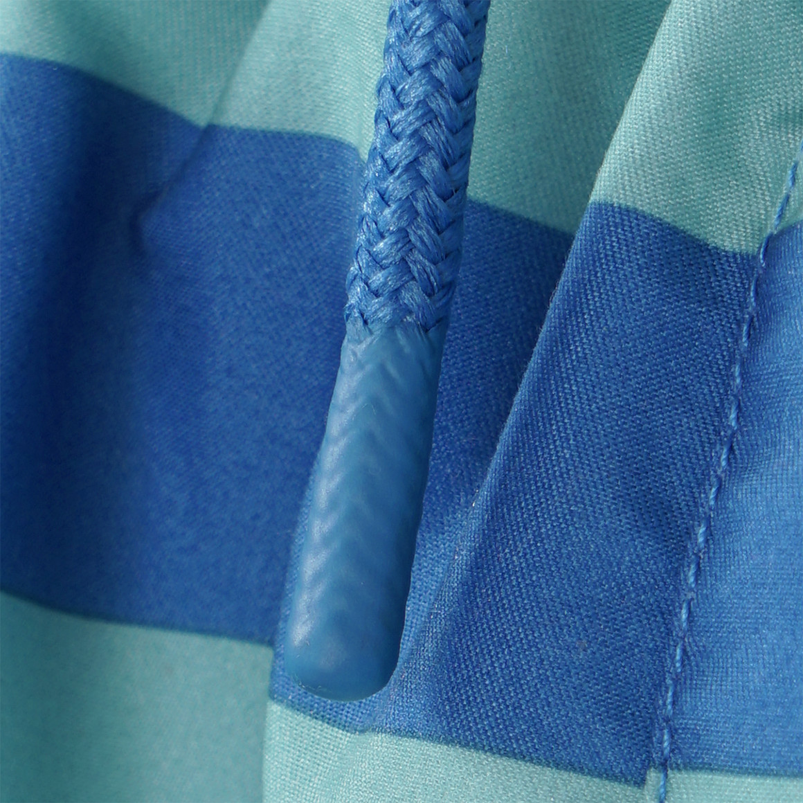 Famy Baby Badeshorts mit Streifen blau / türkis