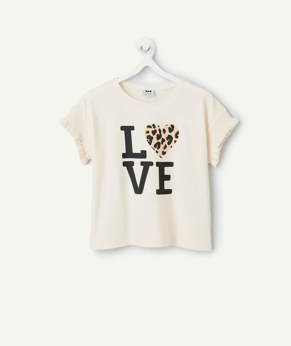 TAPE A L'OEIL<br>Camiseta de manga curta com estampa de leopardo