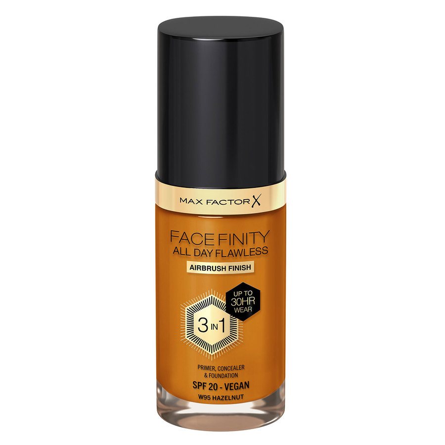 Max Factor Facefinity All Day Flawless 3-In-1 Foundation #W95 Hazelnut 30ml