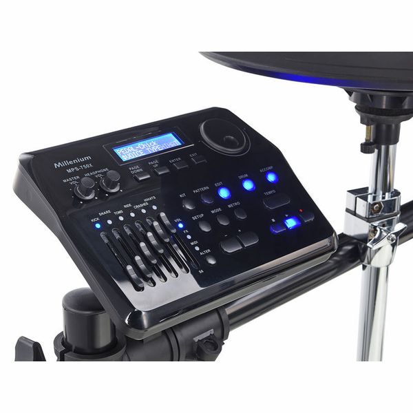 Millenium MPS-750X E-Drum Mesh Set Bundle