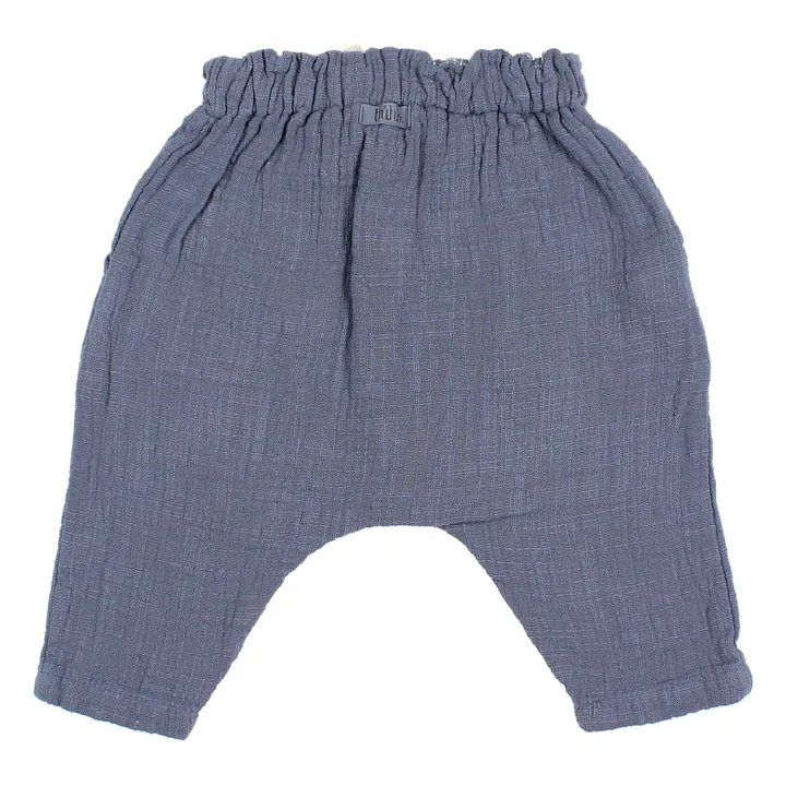 Búho Sarouel Mousseline | Bleu marine