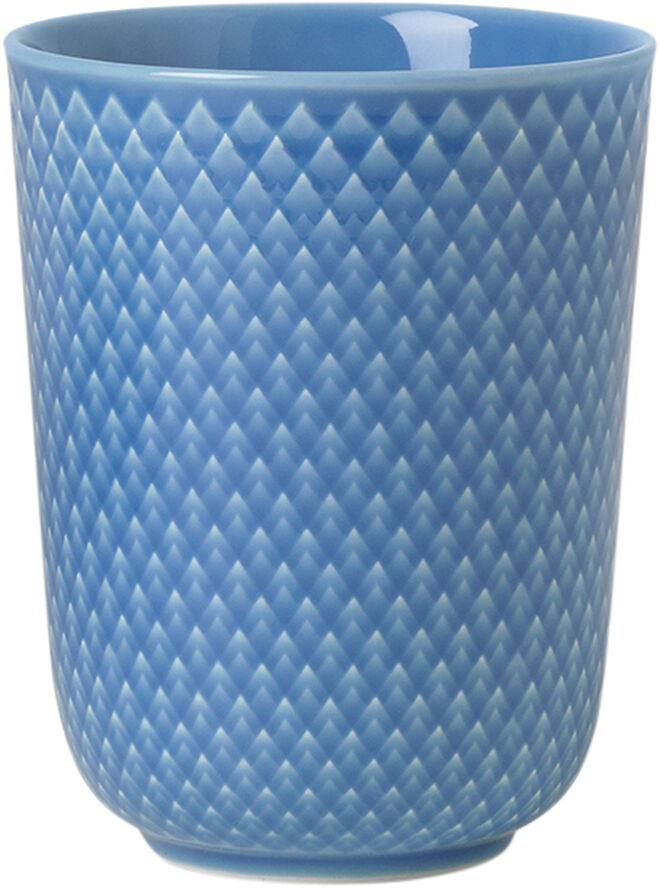 Lyngby Porcelæn Rhombe Krus 33 cl blå porcelæn Blå