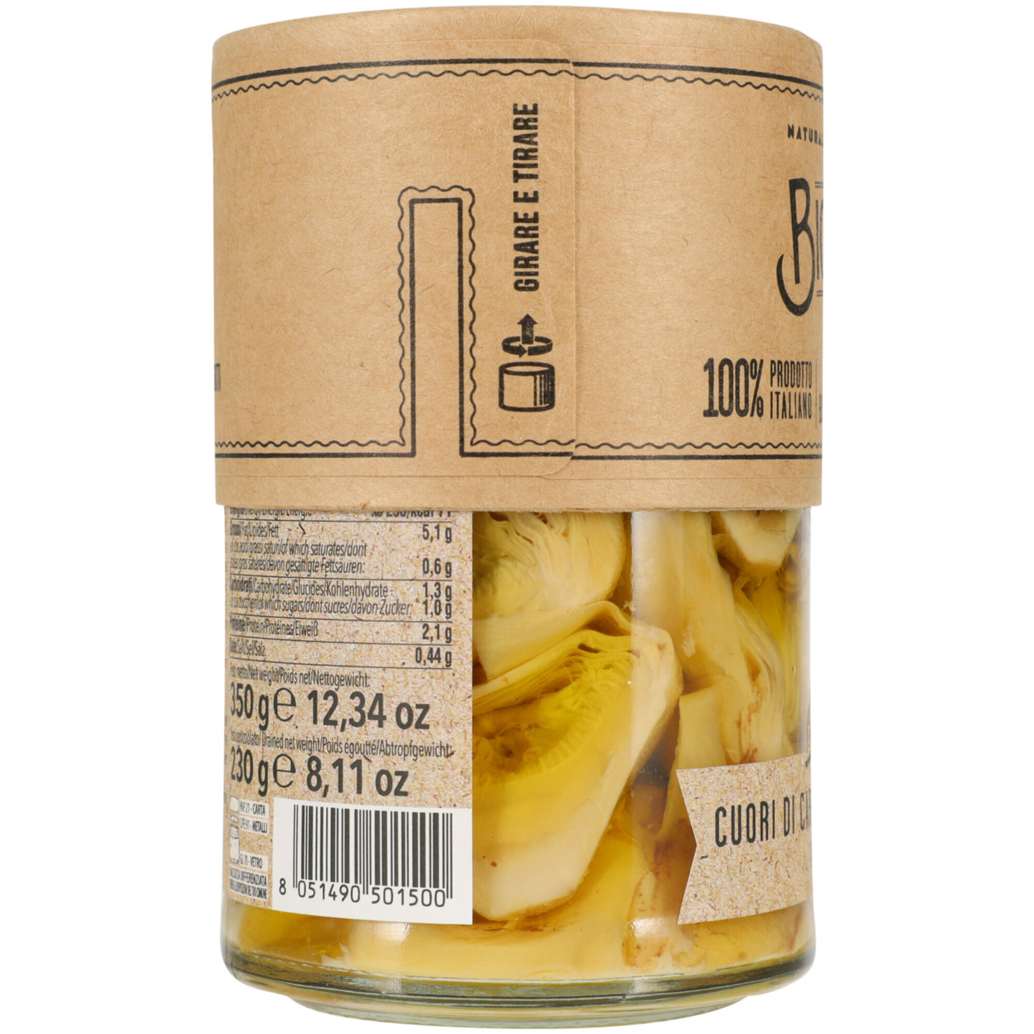 Bio Orto Cuori di Carciofo in Olio