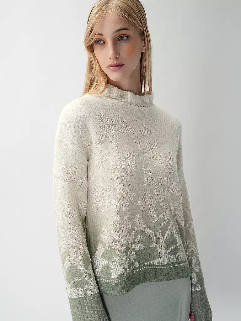 MARC CAIN Pullover grün