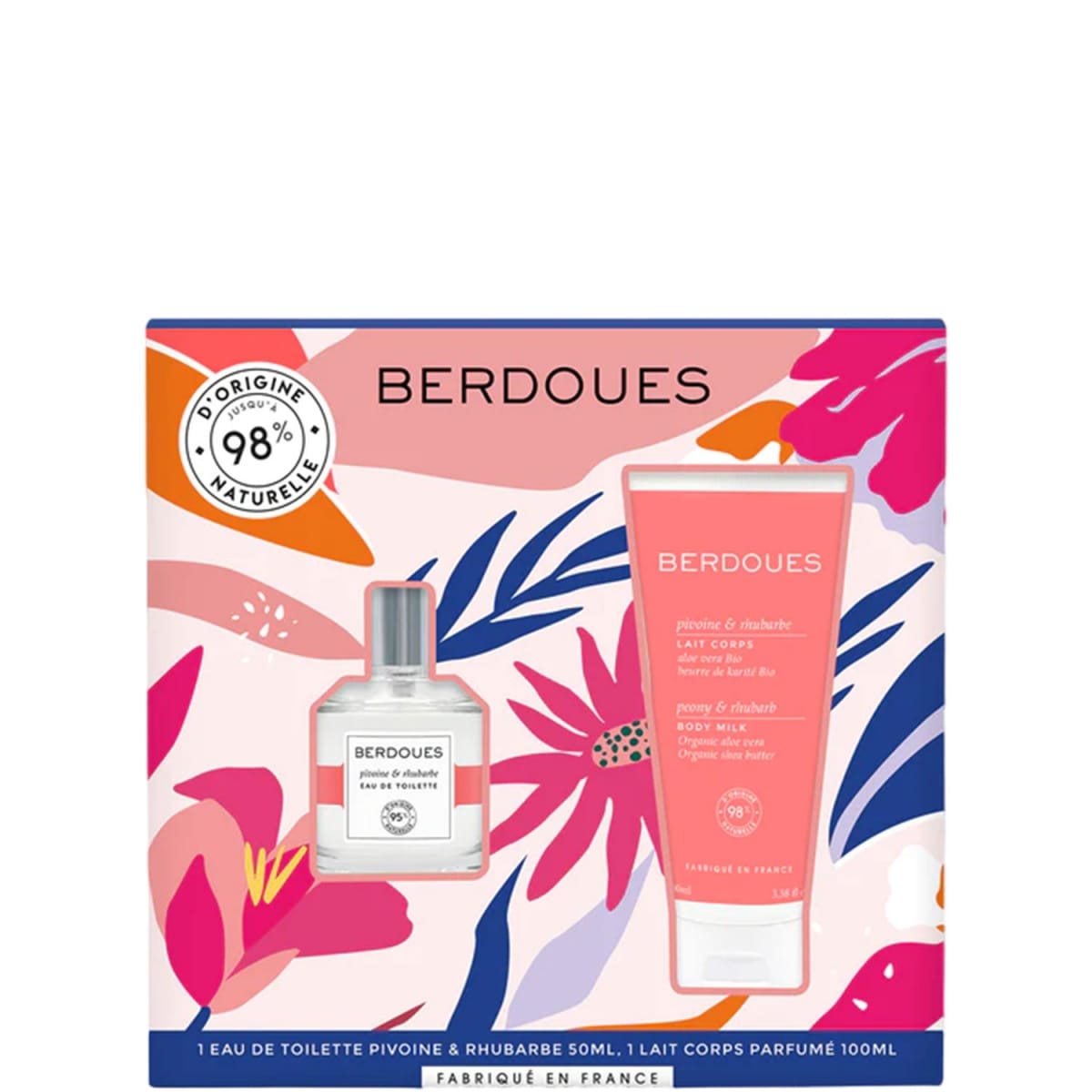 Berdoues Pivoine &  Rhubarbe Coffret Eau de Toilette