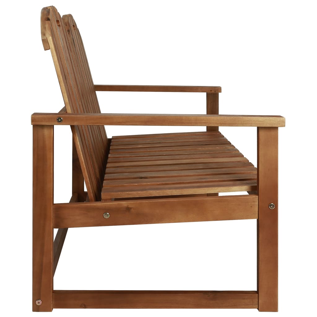 Salon de jardin meuble d'extérieur ensemble de mobilier 4 pièces bois d'acacia solide