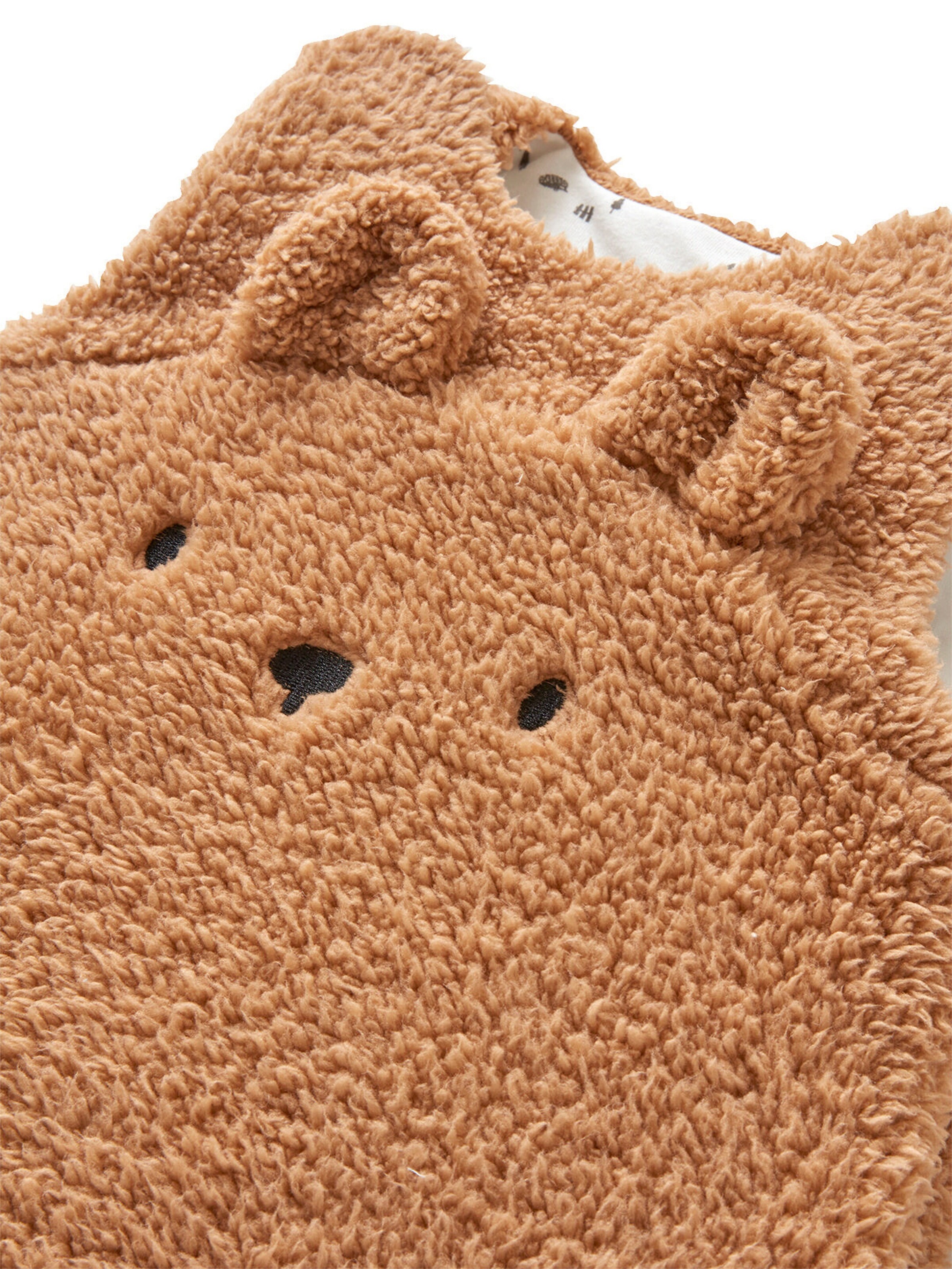 Vertbaudet BABYSCHLAFSACK braun/bär
