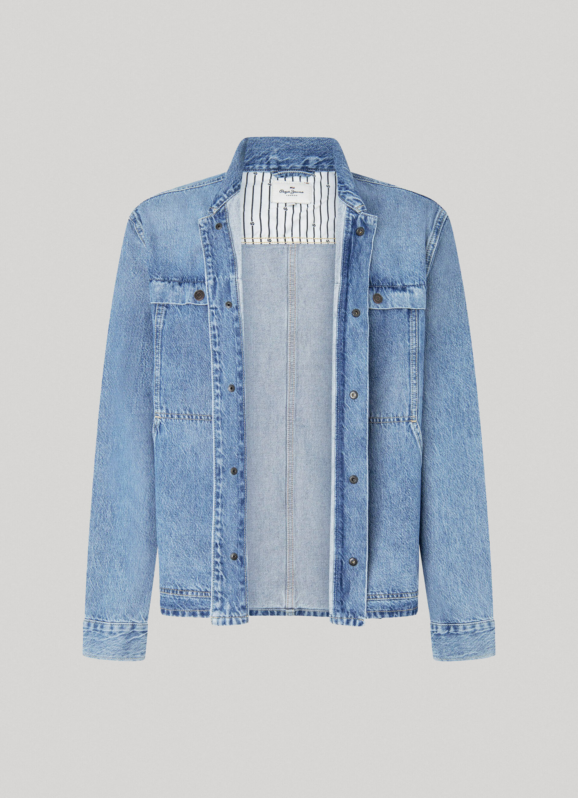 JAQUETA JEANS DE CORTE REGULAR - jeans