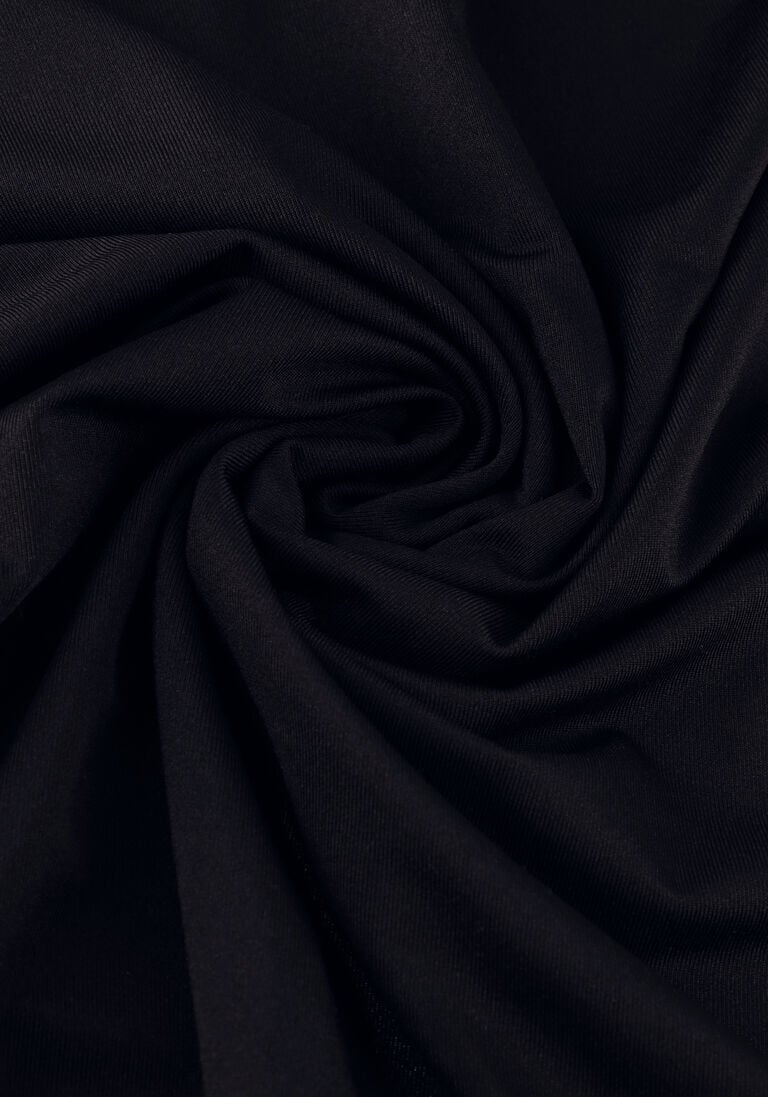zwarte rosemunde maxi jurk billie sl long drape dress