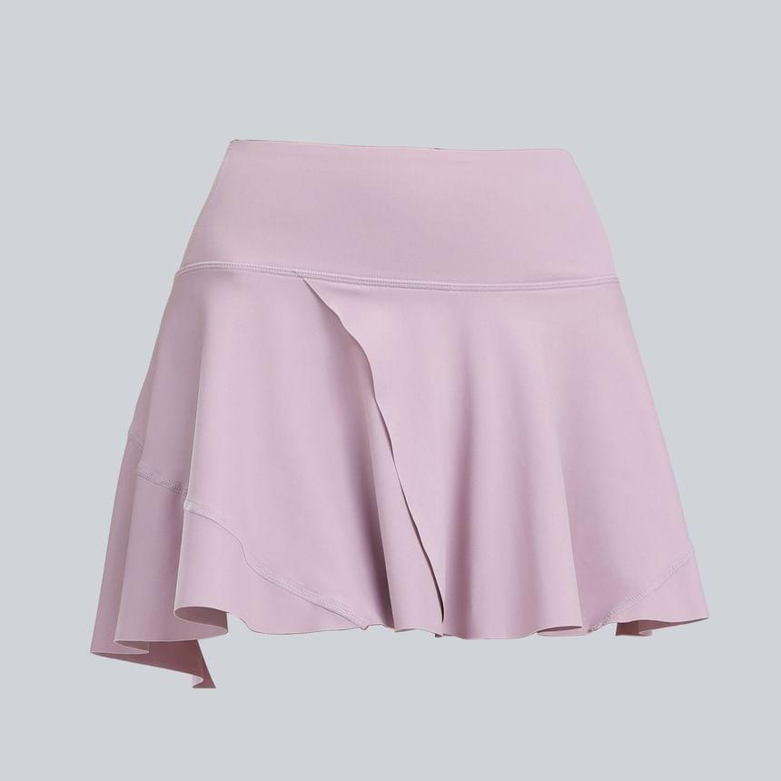 Claduodoe - Effen mini-sportskort met hoge taille