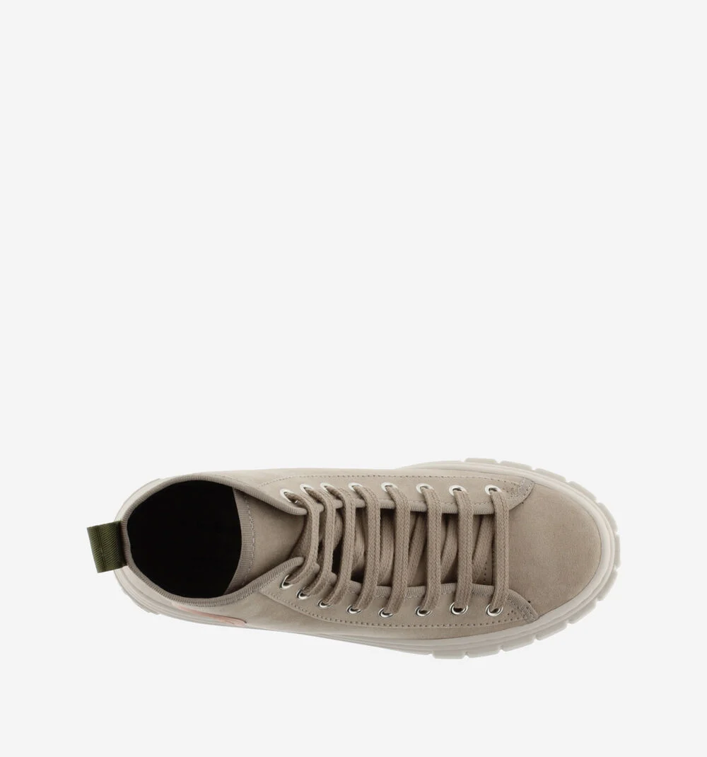 ABRIL RECYCLED FAUX SUEDE BOOTBEIGE