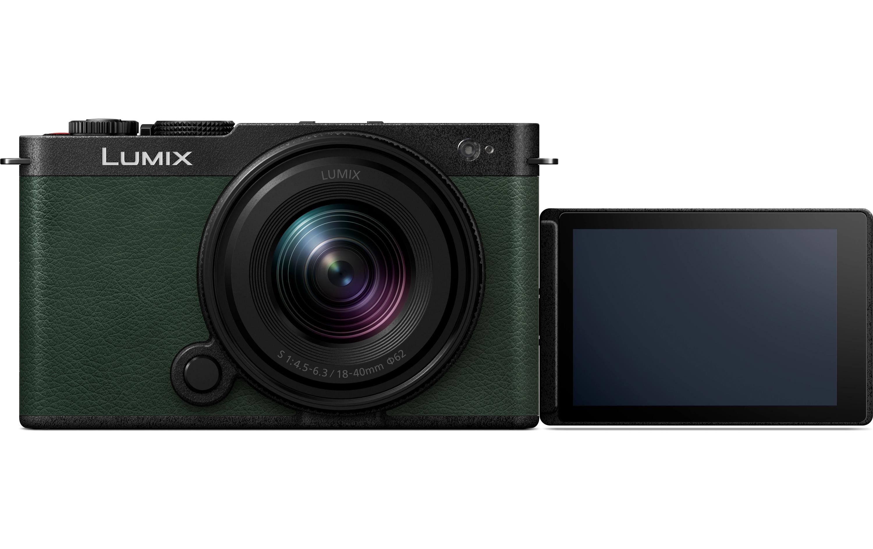Fotokamera Lumix S9 Grün Kit Lumix S 18-40 mm F/4.5-6.3<br>Kompakte Open-Gate spiegellose Vollformatkamera inklusive Objektiv