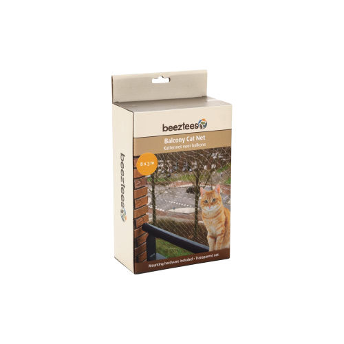 Beeztees Transparant Kattennet voor Balkon