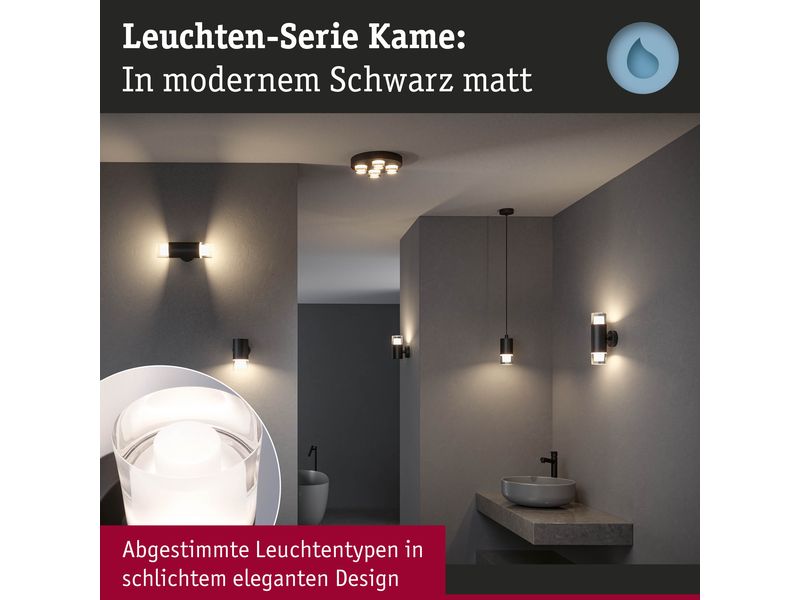 Paulmann Badezimmerleuchte Wand-/Deckenleuchte Kame 5W Elegante Wand-/Deckenleuchte