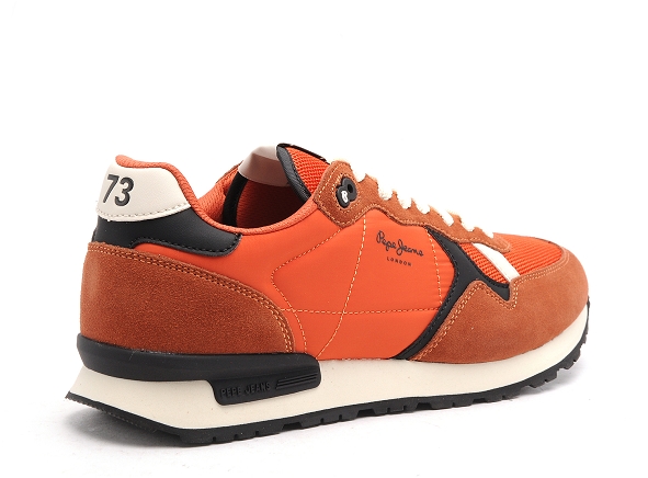 Pepe jeans basses homme brit heritage m orange