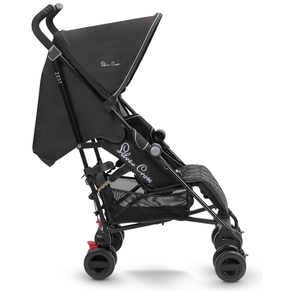 SilverCross Zest Kinderwagen Mono Schwarz