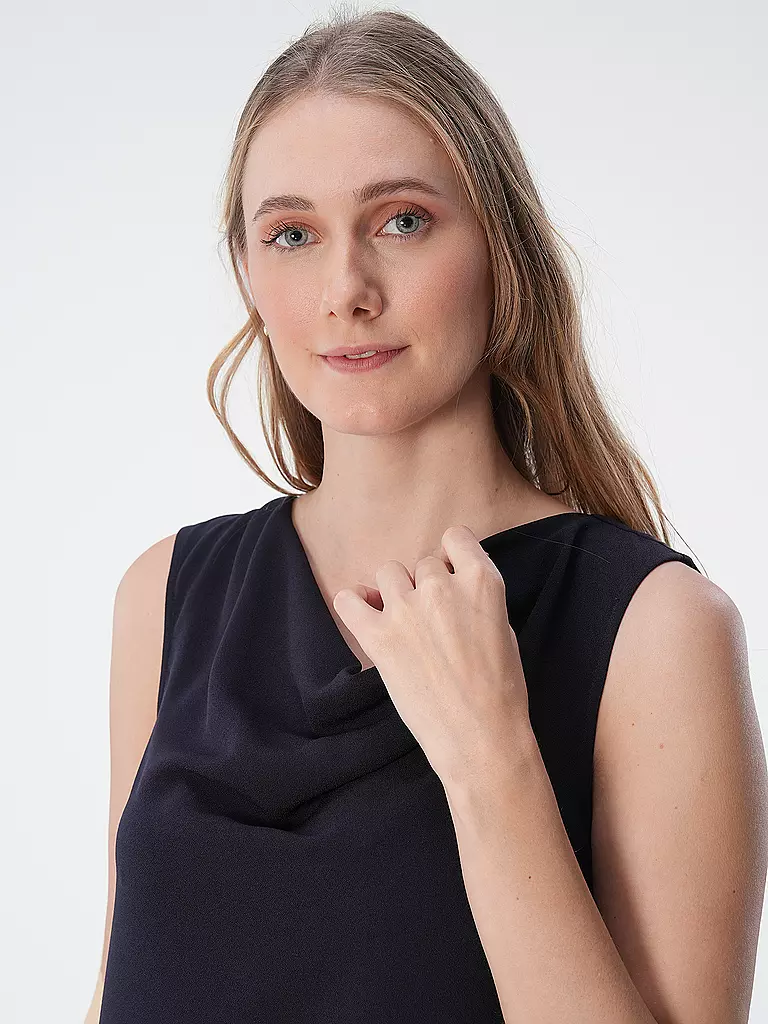 COMMA Minikleid  dunkelblau