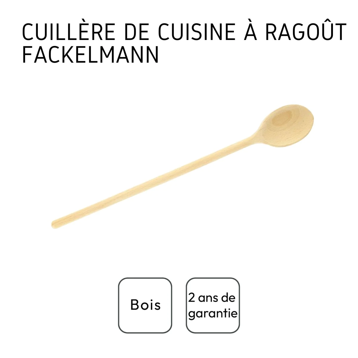 Cuillère de cuisine en bois 40 cm Wood Edition Fackelmann