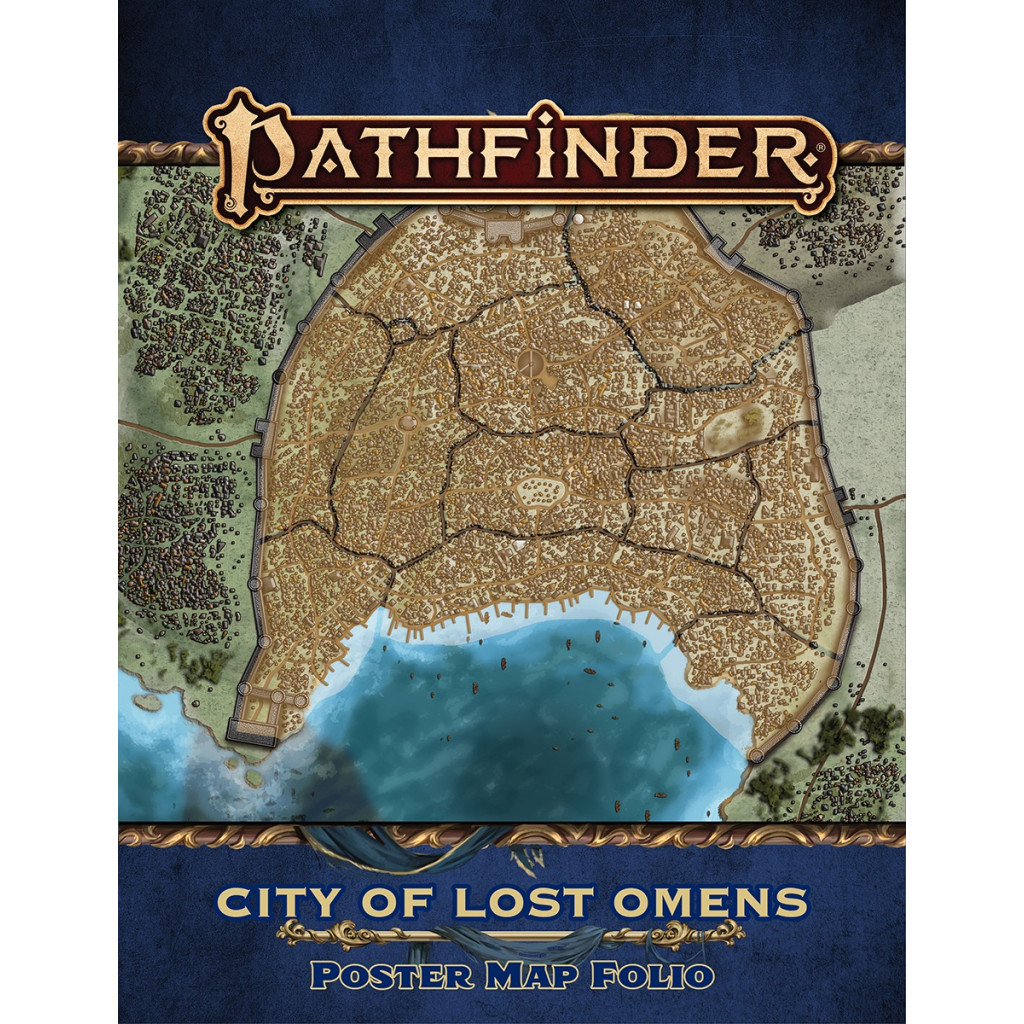 Pathfinder - City of Lost Omens Poster Map Folio