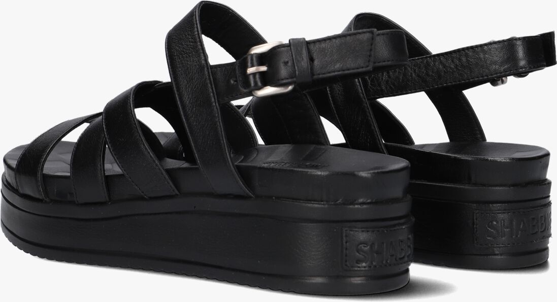 SHABBIES zwarte shabbies sandalen 170020410 shs0921