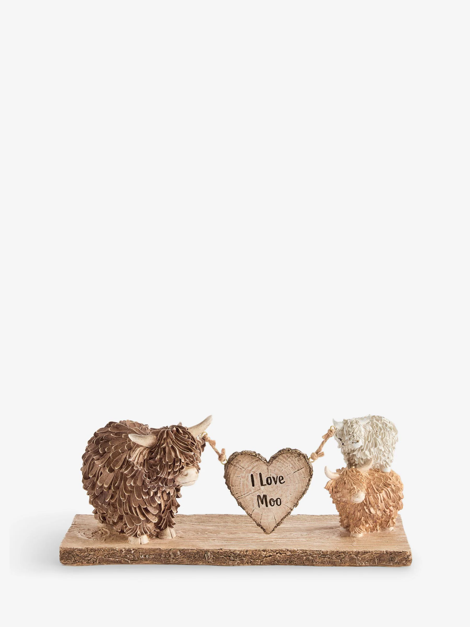 Hamish The Highland Cow Love Ornament