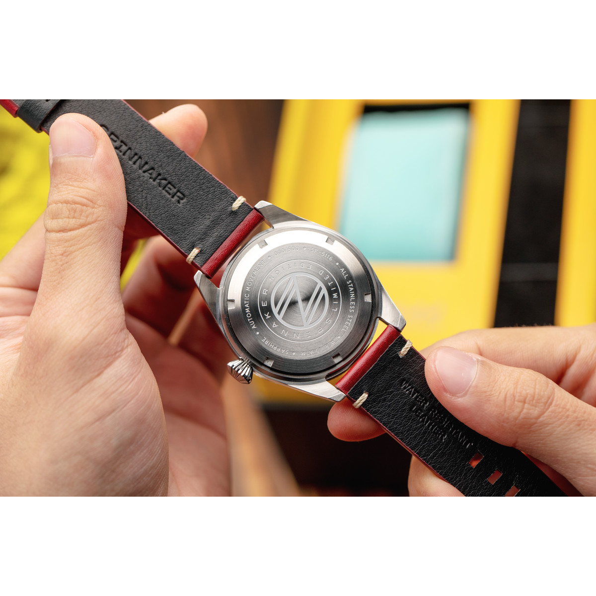 Montre SPINNAKER Fleuss Vintage Automatic homme automatique bracelet acier