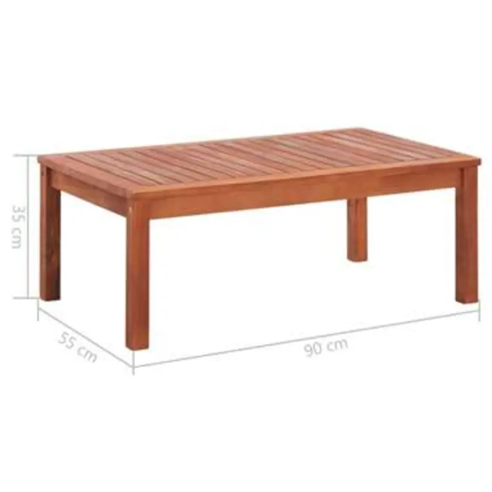 vidaXL - Tuinloungeset - Bruin - Hout