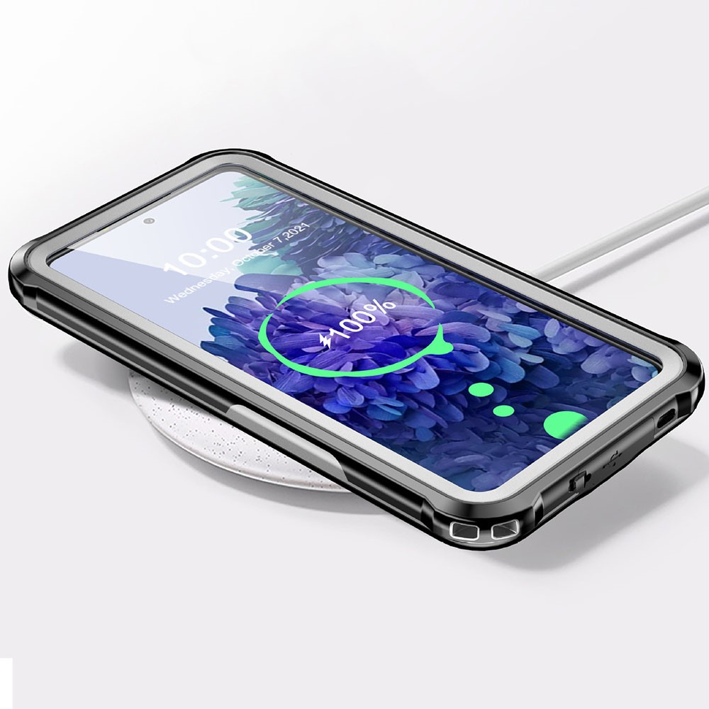 Samsung Galaxy S21 FE 5G Wasserfeste Outdoor Schutz Hülle (IP68) - Schwarz