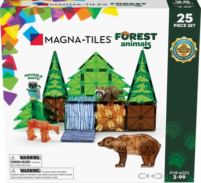 MAGNA-TILES Dyr I Skogener Byggesett 25 Deler