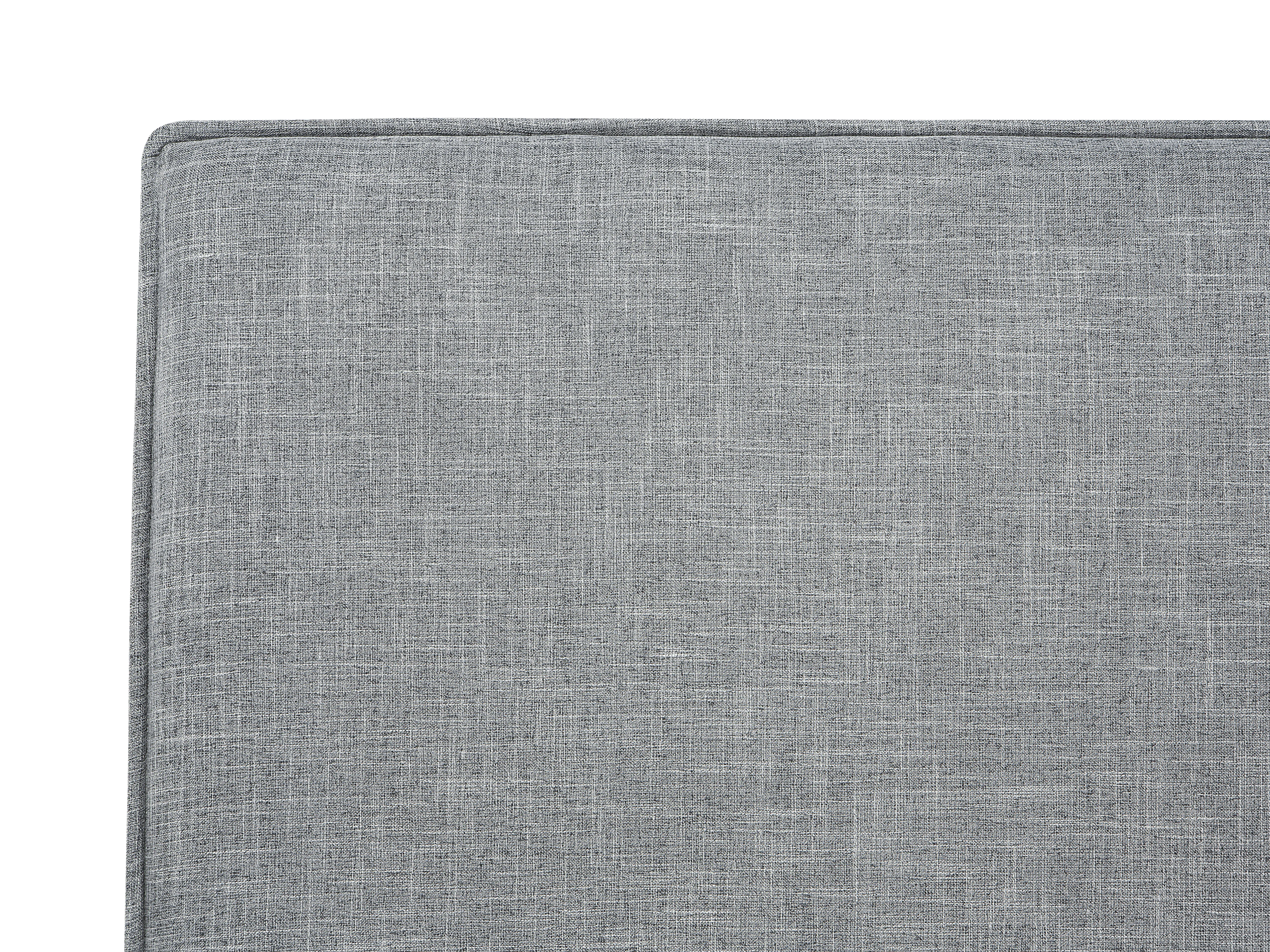 Bed Stof SENNEZ 160 x 200 cm Lichtgrijs